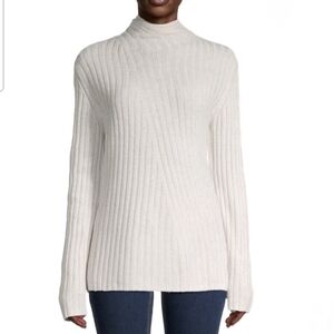 Vince Women's Beige Wool/Cashmere Blend Luxury Turtleneck Sweater Size: XXS cozy
